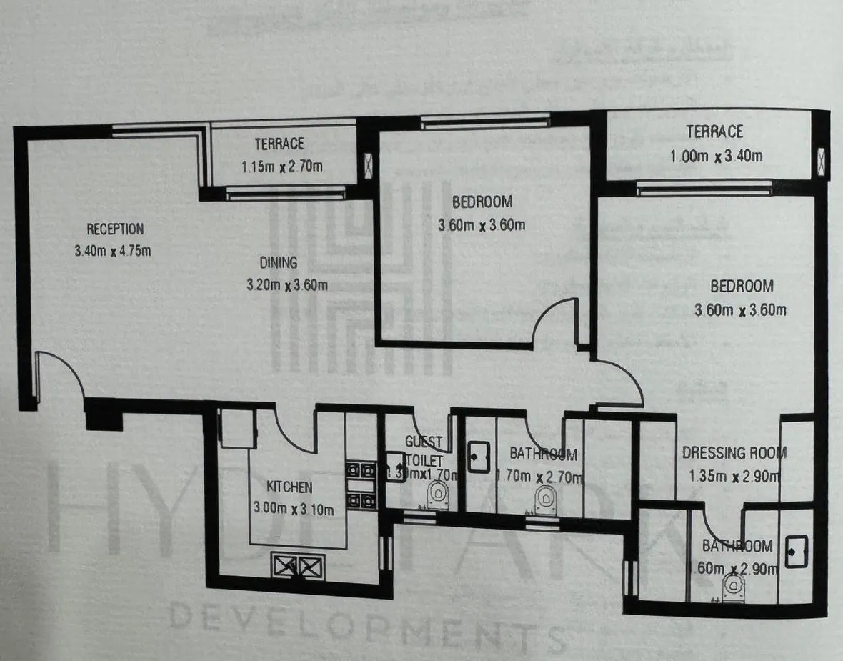 Apartment - كمبوند جاردن ليكس هايد بارك أكتوبر - Garden Lakes October Compound