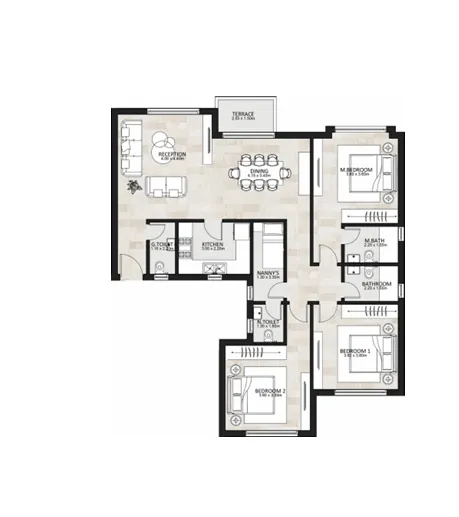 Apartment - كمبوند جاردن ليكس هايد بارك أكتوبر - Garden Lakes October Compound