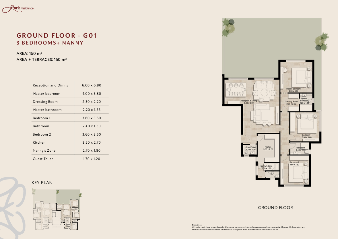 Floor Plan - Garden Lakes October Compound Hyde Park Developments