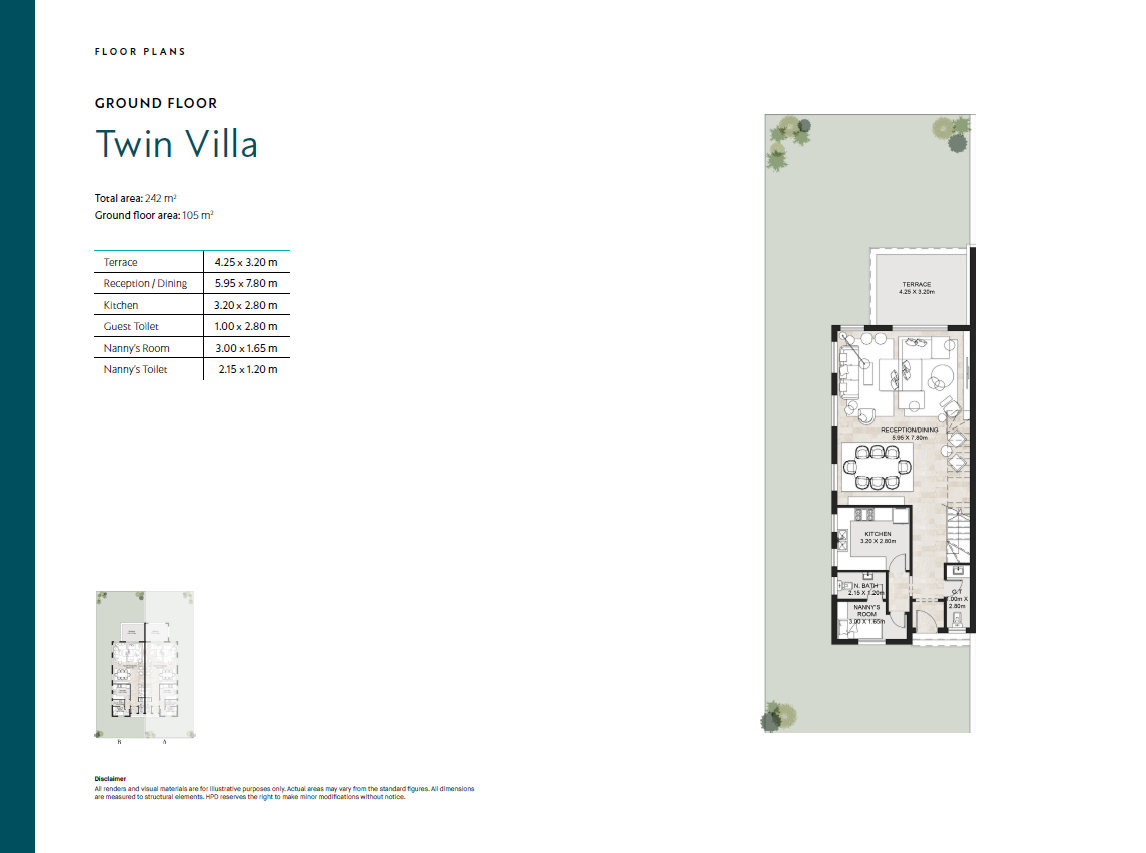 Floor Plan - Garden Lakes October Compound Hyde Park Developments