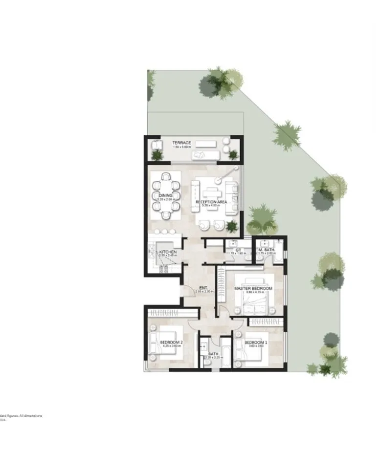 Apartment - كمبوند جاردن ليكس هايد بارك أكتوبر - Garden Lakes October Compound