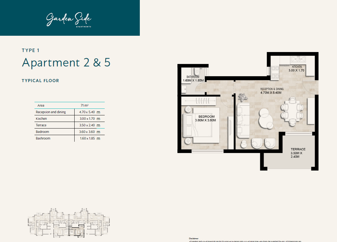 Floor Plan - Garden Lakes October Compound Hyde Park Developments