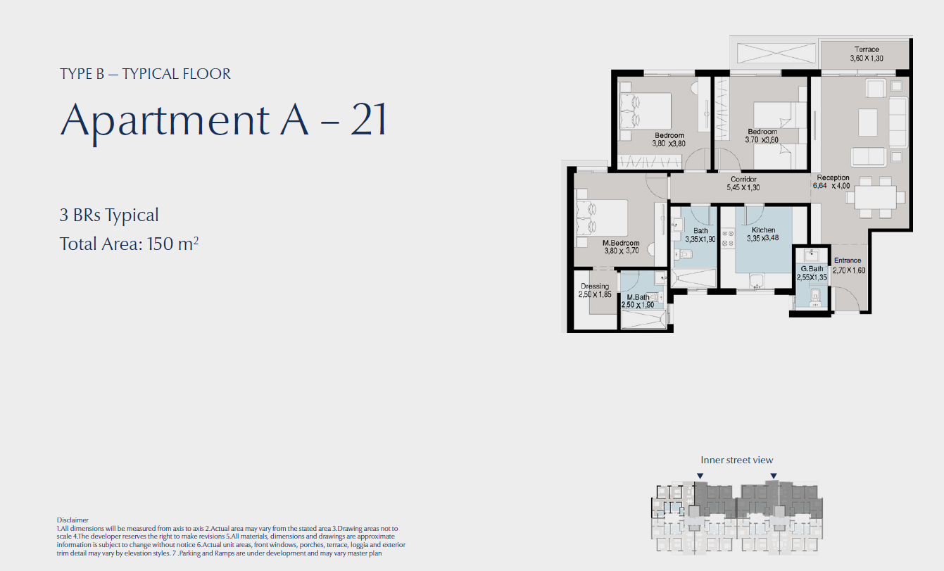 Floor Plan - كمبوند بلو تري القاهرة الجديدة سكاي ابو ظبي للتطوير العقاري - Blue Tree New Cairo Compound