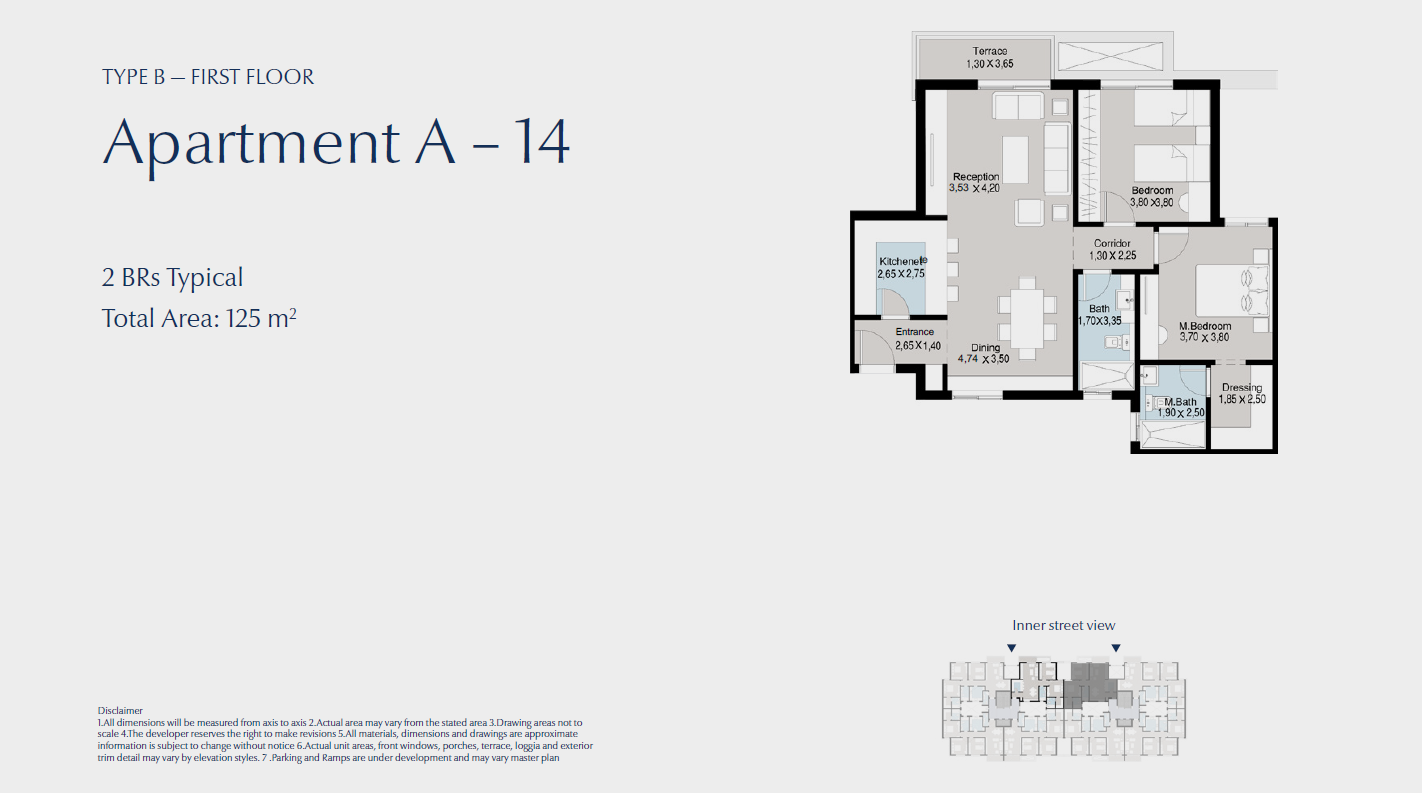 Floor Plan - كمبوند بلو تري القاهرة الجديدة سكاي ابو ظبي للتطوير العقاري - Blue Tree New Cairo Compound