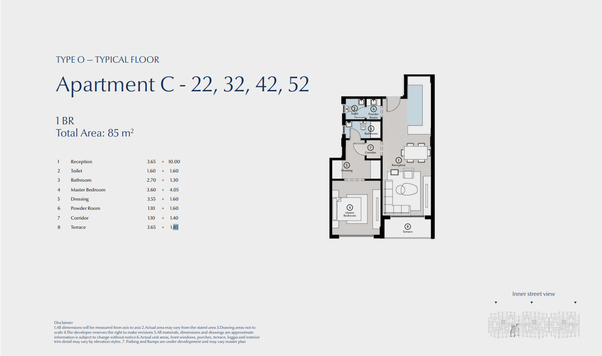 Floor Plan - كمبوند بلو تري القاهرة الجديدة سكاي ابو ظبي للتطوير العقاري - Blue Tree New Cairo Compound