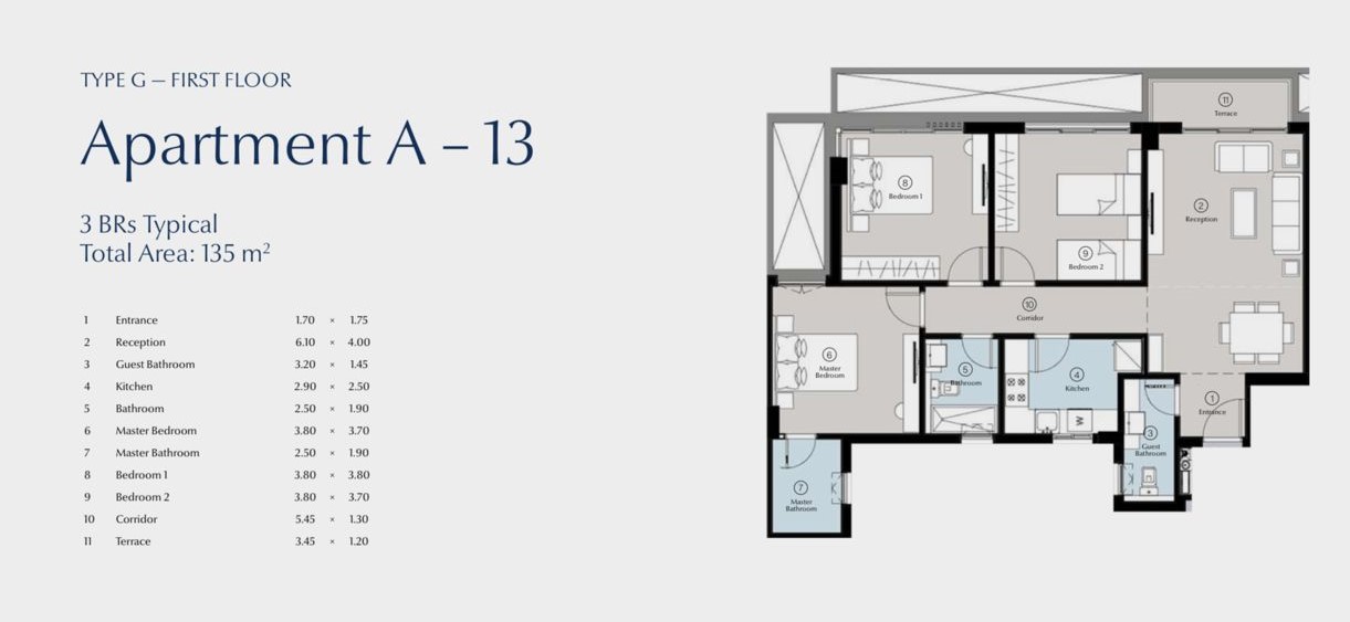 Floor Plan - كمبوند بلو تري القاهرة الجديدة سكاي ابو ظبي للتطوير العقاري - Blue Tree New Cairo Compound
