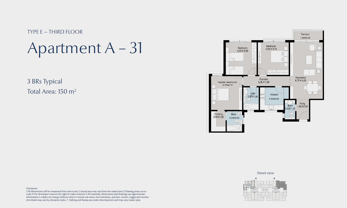 Floor Plan - كمبوند بلو تري القاهرة الجديدة سكاي ابو ظبي للتطوير العقاري - Blue Tree New Cairo Compound