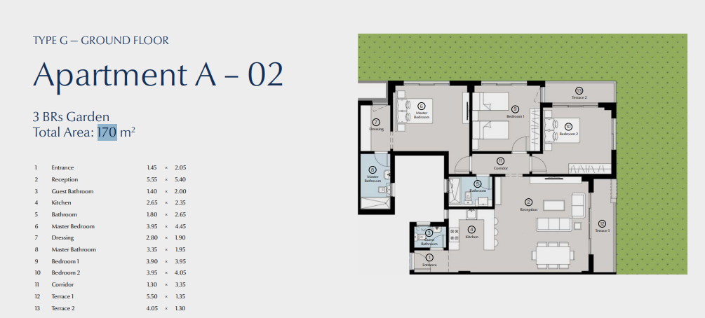Floor Plan - كمبوند بلو تري القاهرة الجديدة سكاي ابو ظبي للتطوير العقاري - Blue Tree New Cairo Compound