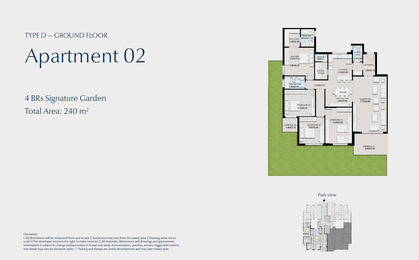Floor Plan - كمبوند بلو تري القاهرة الجديدة سكاي ابو ظبي للتطوير العقاري - Blue Tree New Cairo Compound