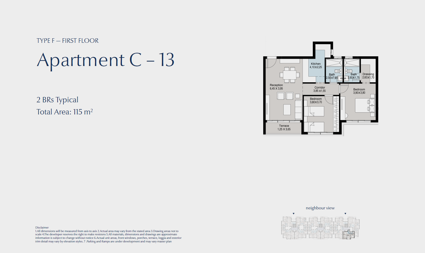 Floor Plan - كمبوند بلو تري القاهرة الجديدة سكاي ابو ظبي للتطوير العقاري - Blue Tree New Cairo Compound