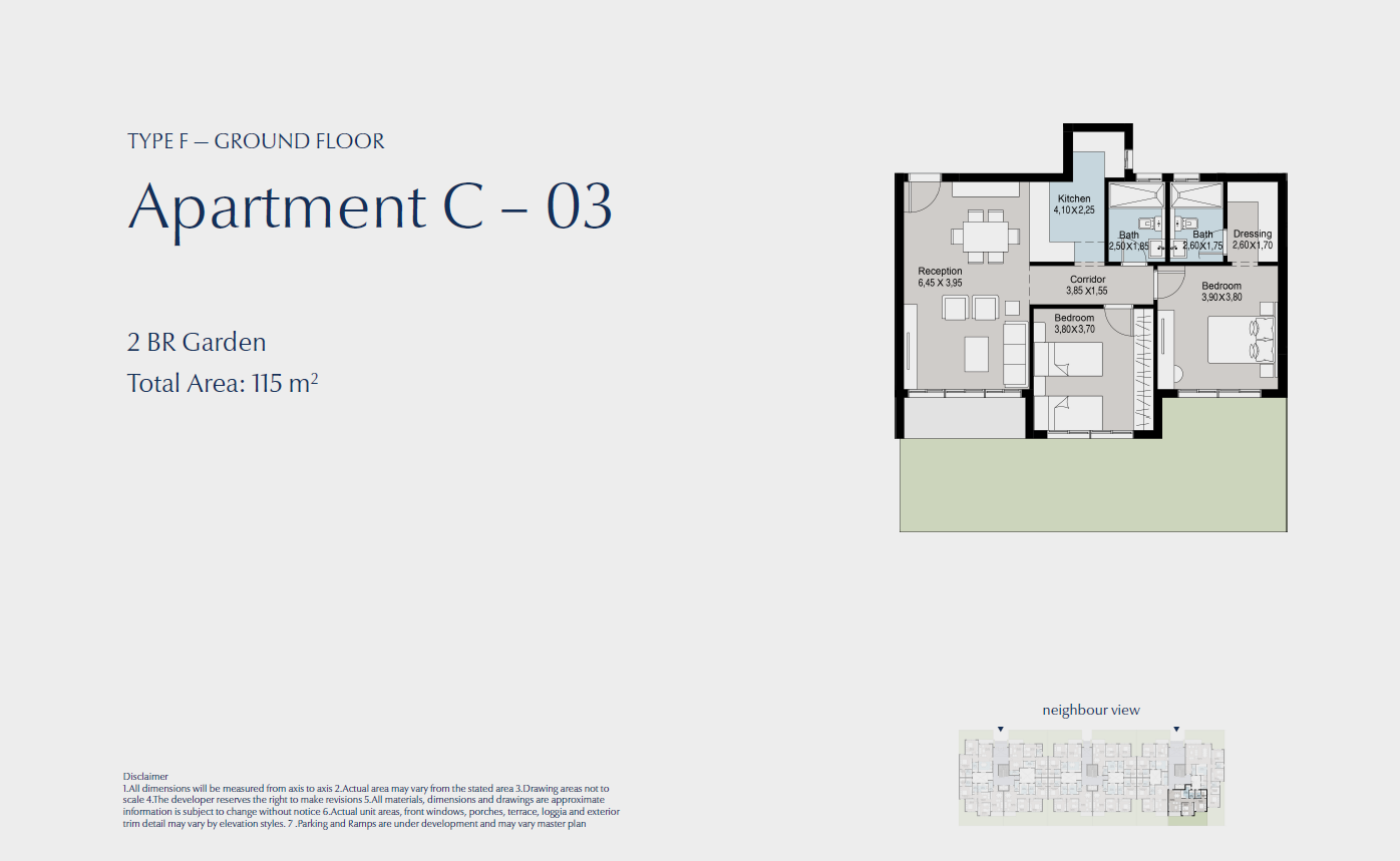 Floor Plan - كمبوند بلو تري القاهرة الجديدة سكاي ابو ظبي للتطوير العقاري - Blue Tree New Cairo Compound