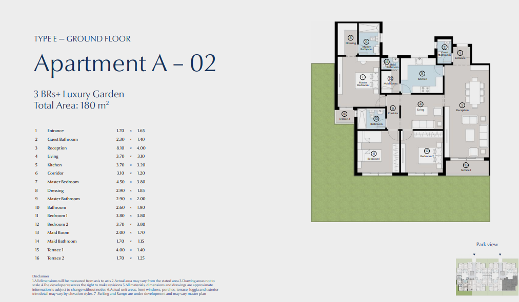 Floor Plan - كمبوند بلو تري القاهرة الجديدة سكاي ابو ظبي للتطوير العقاري - Blue Tree New Cairo Compound