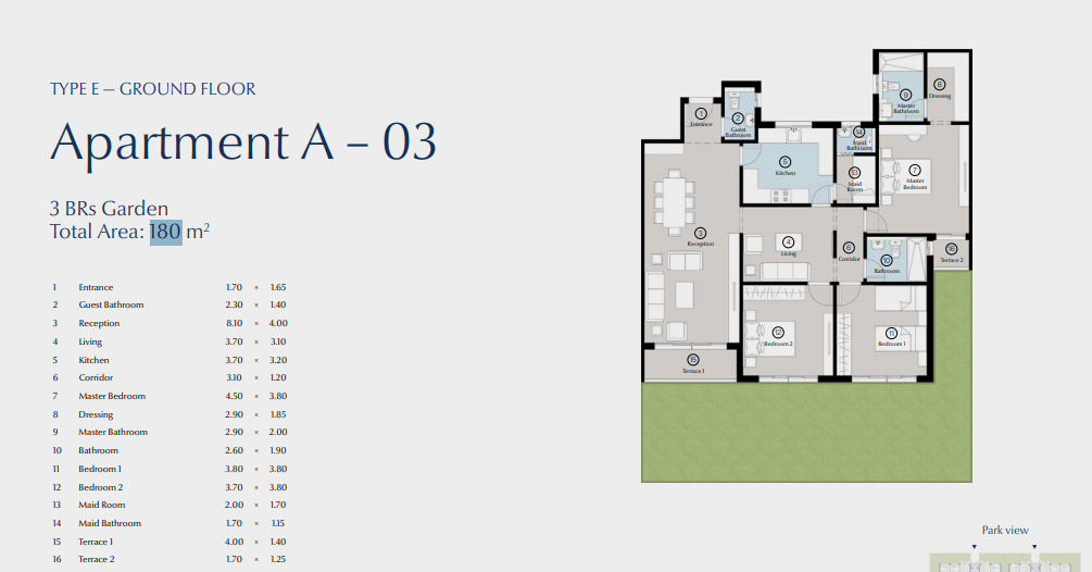 Floor Plan - كمبوند بلو تري القاهرة الجديدة سكاي ابو ظبي للتطوير العقاري - Blue Tree New Cairo Compound