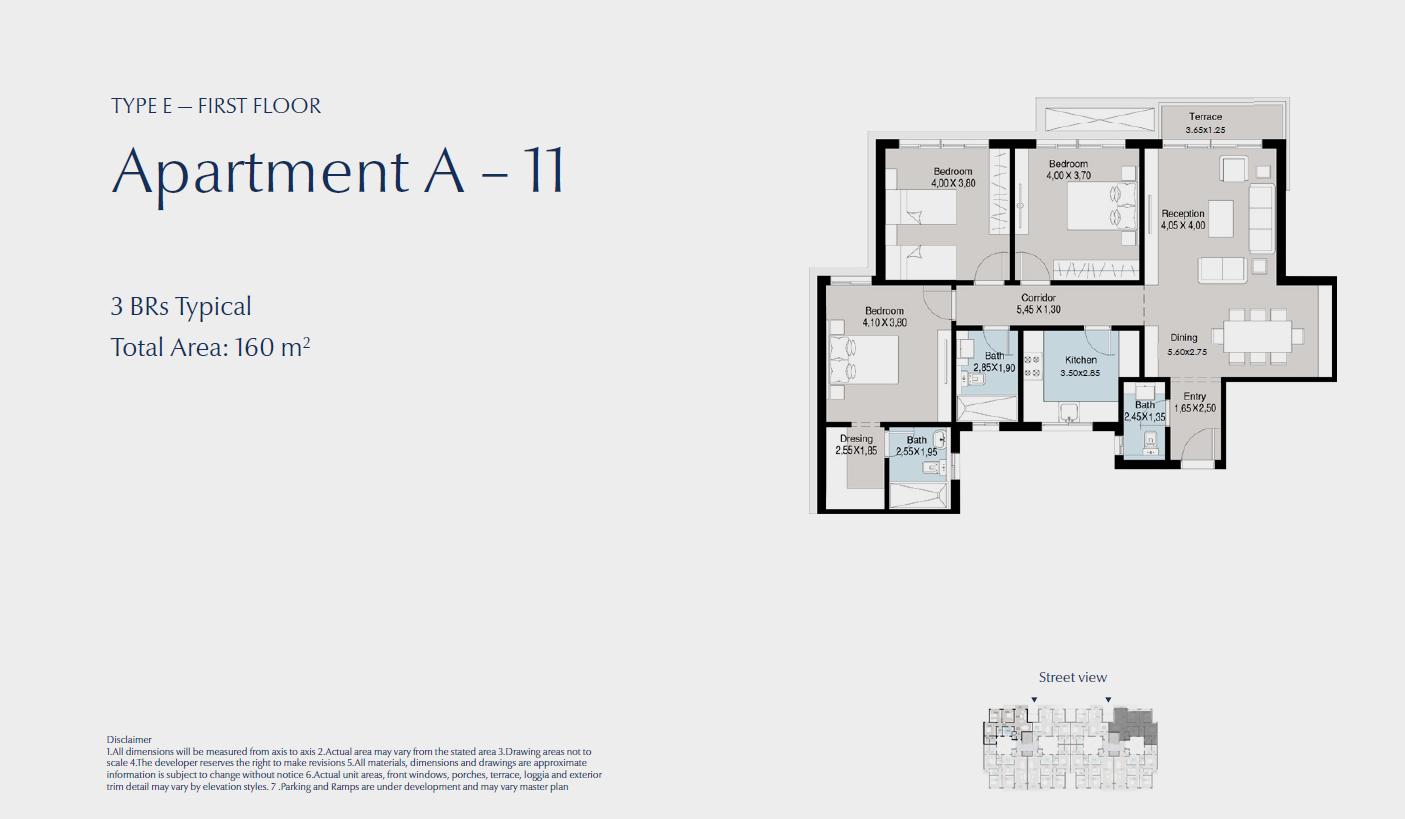 Floor Plan - كمبوند بلو تري القاهرة الجديدة سكاي ابو ظبي للتطوير العقاري - Blue Tree New Cairo Compound