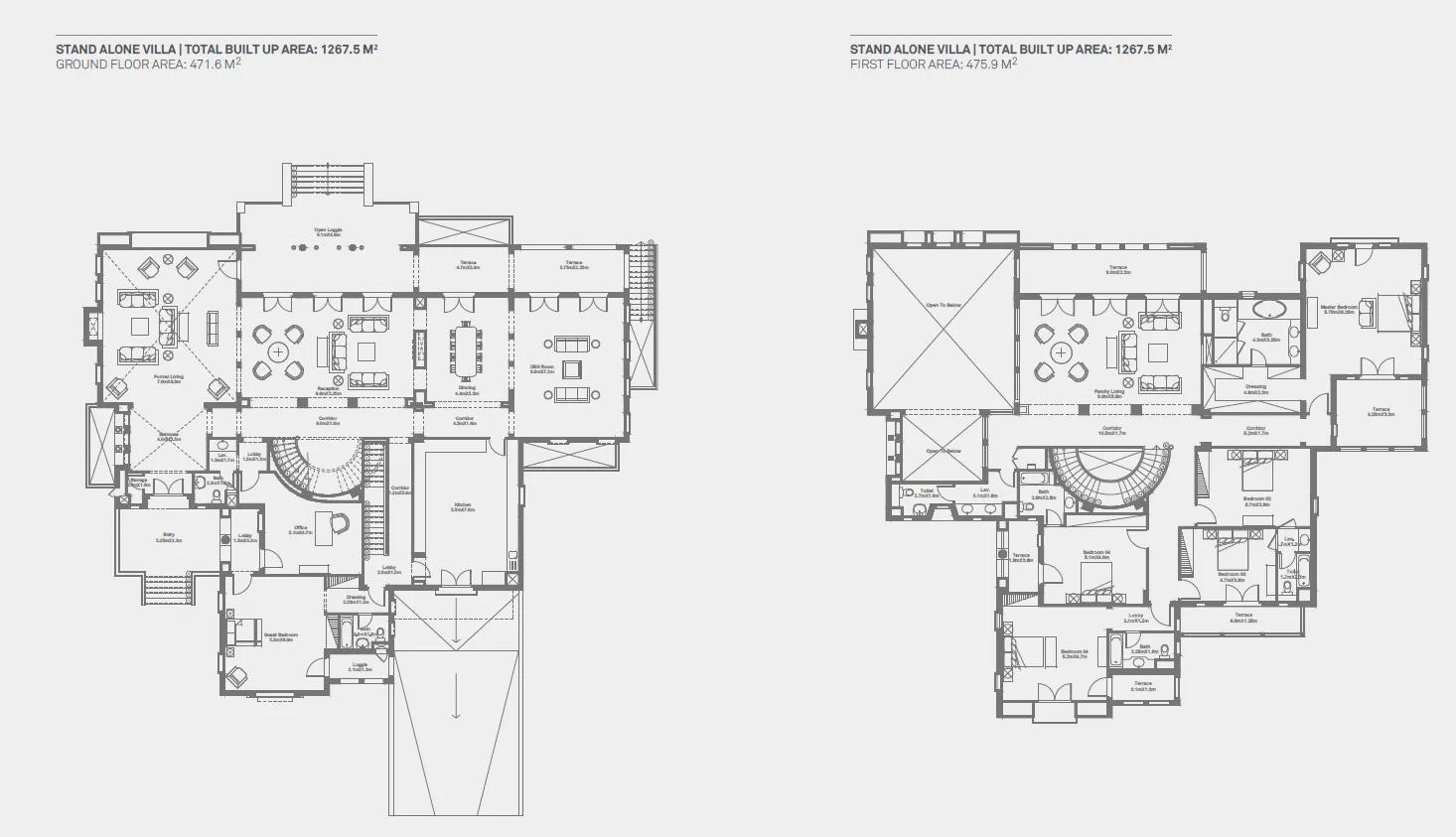 Villa - Grand Park New Cairo Compound Hyde Park Real Estate