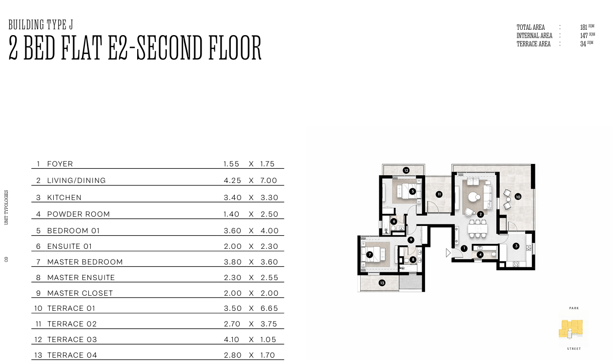 Floor Plan - Solana New Sheikh Zayed Compound Ora Development