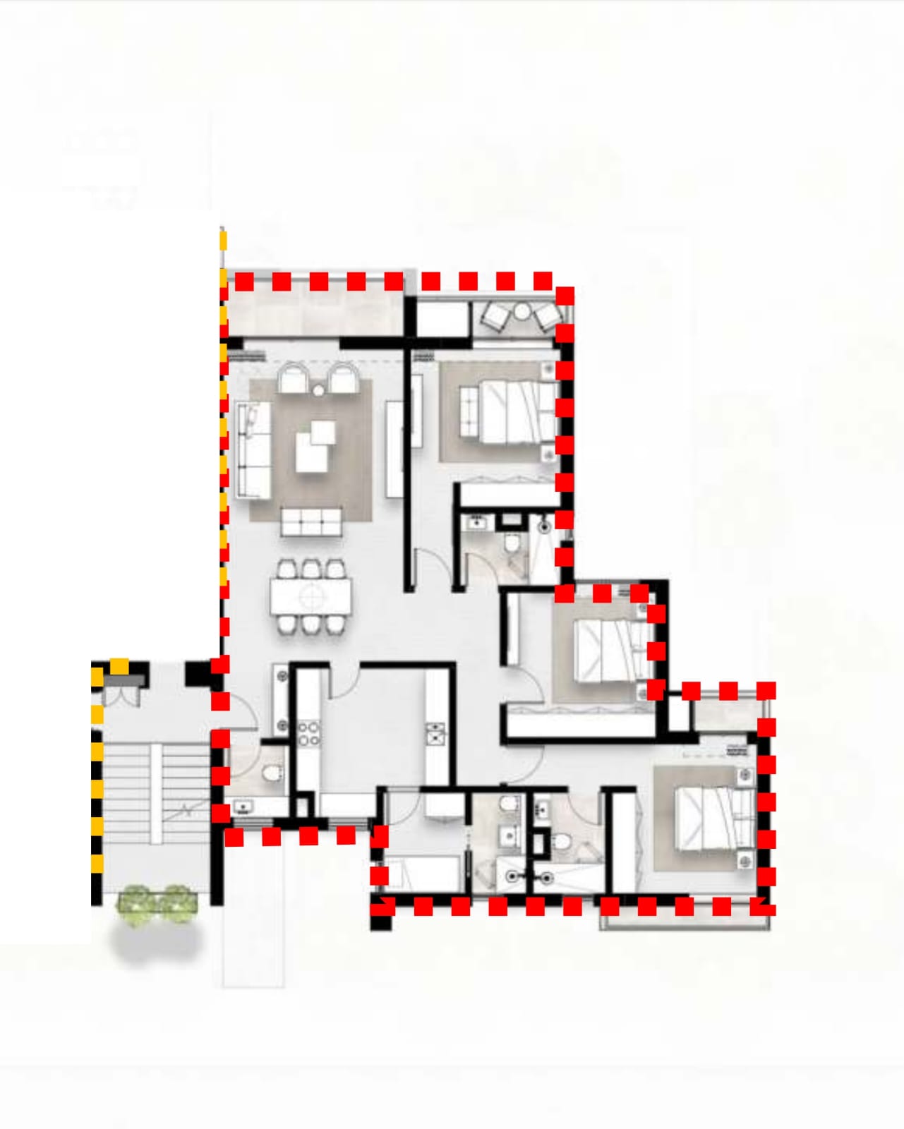 Floor Plan - Solana New Sheikh Zayed Compound Ora Development