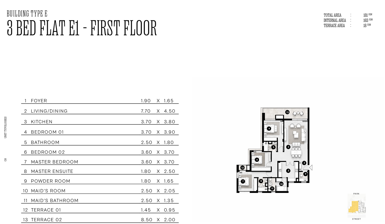 Floor Plan - Solana New Sheikh Zayed Compound Ora Development