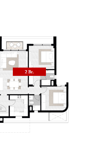 Floor Plan - Solana New Sheikh Zayed Compound Ora Development
