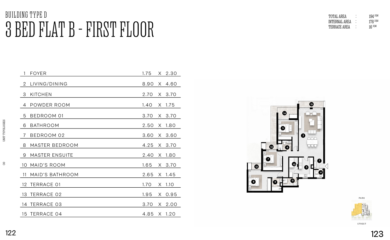 Floor Plan - Solana New Sheikh Zayed Compound Ora Development