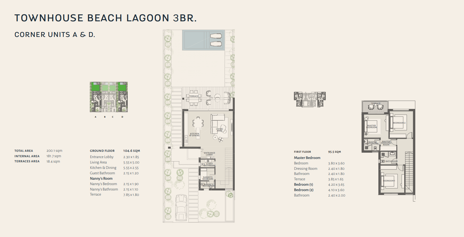 Floor Plan - The Med North Coast Village People and Places Developments