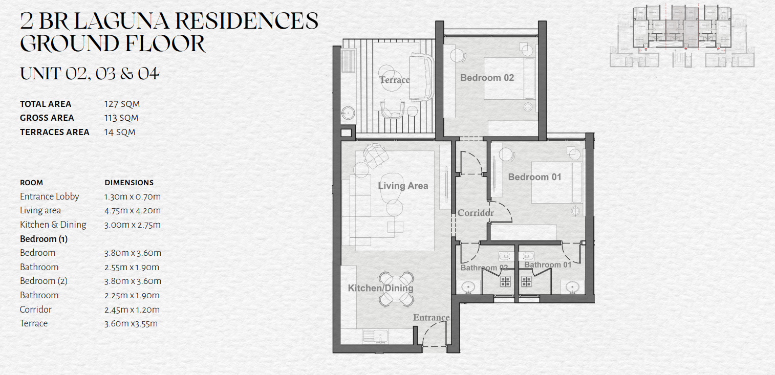 Floor Plan - The Med North Coast Village People and Places Developments