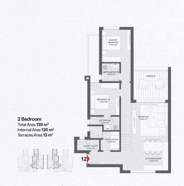 Floor Plan - The Med North Coast Village People and Places Developments