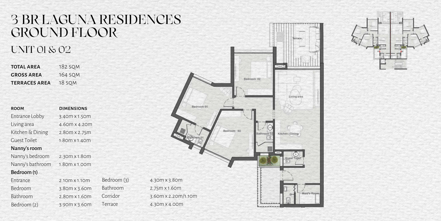 Floor Plan - The Med North Coast Village People and Places Developments