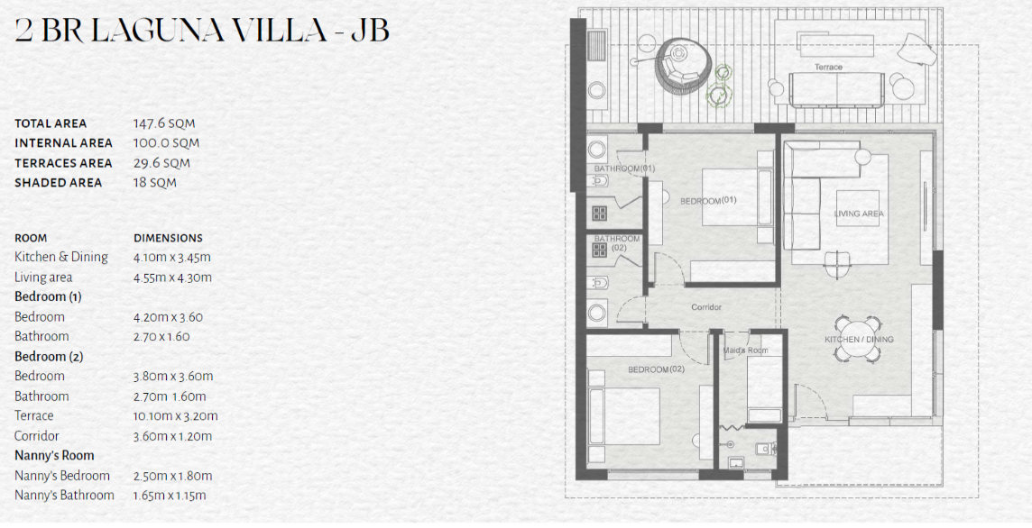 Floor Plan - The Med North Coast Village People and Places Developments