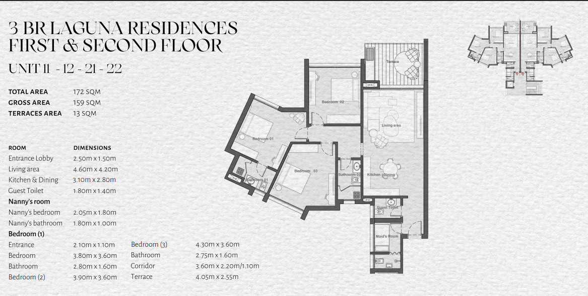Floor Plan - The Med North Coast Village People and Places Developments