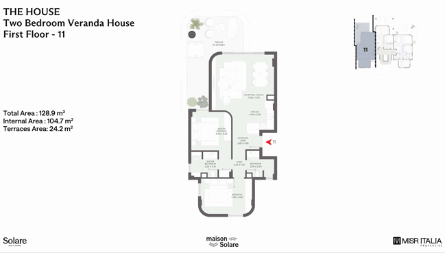 Floor Plan - Solare North Coast Misr Italia Real Estate