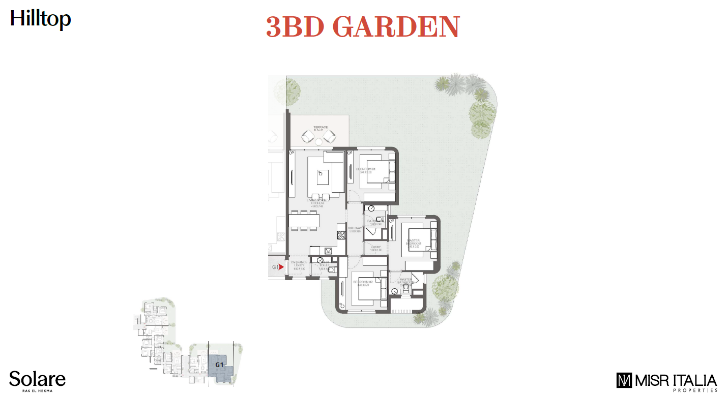 Floor Plan - Solare North Coast Misr Italia Real Estate