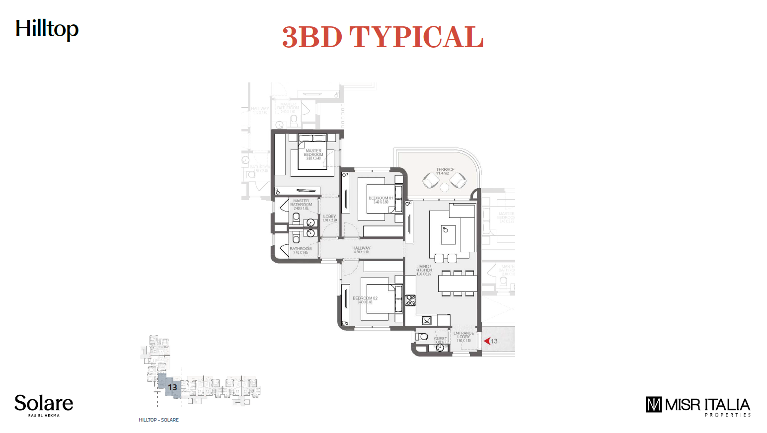 Floor Plan - Solare North Coast Misr Italia Real Estate