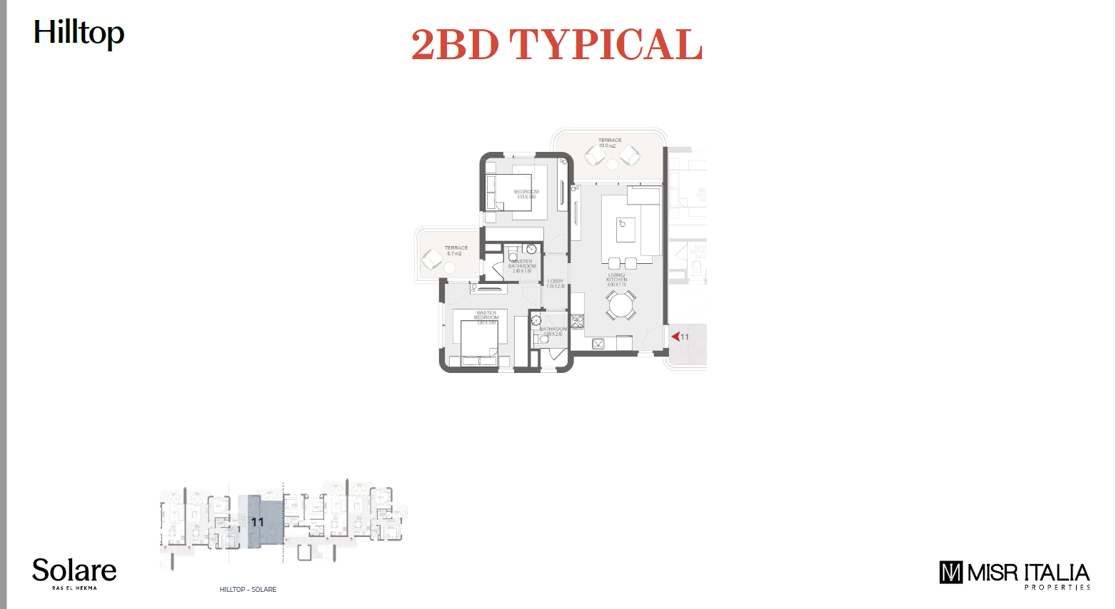 Floor Plan - Solare North Coast Misr Italia Real Estate