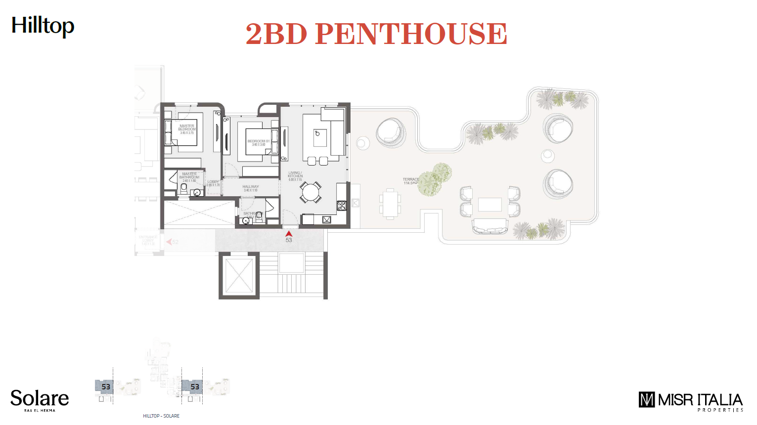 Floor Plan - Solare North Coast Misr Italia Real Estate