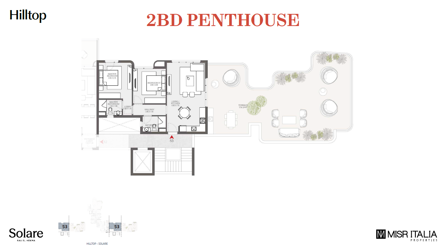 Floor Plan - Solare North Coast Misr Italia Real Estate