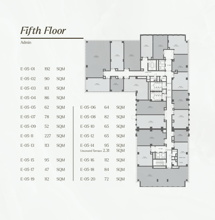 Floor Plan - Saada New Cairo Compound Horizon Egypt Real Estate