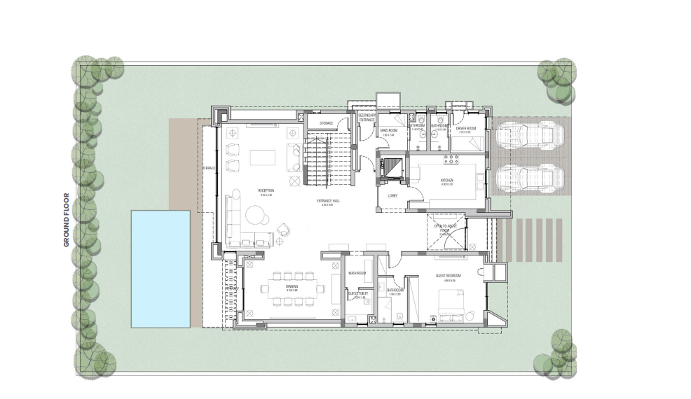 Floor Plan - Saada New Cairo Compound Horizon Egypt Real Estate