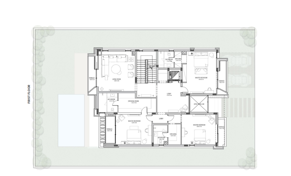 Floor Plan - Saada New Cairo Compound Horizon Egypt Real Estate