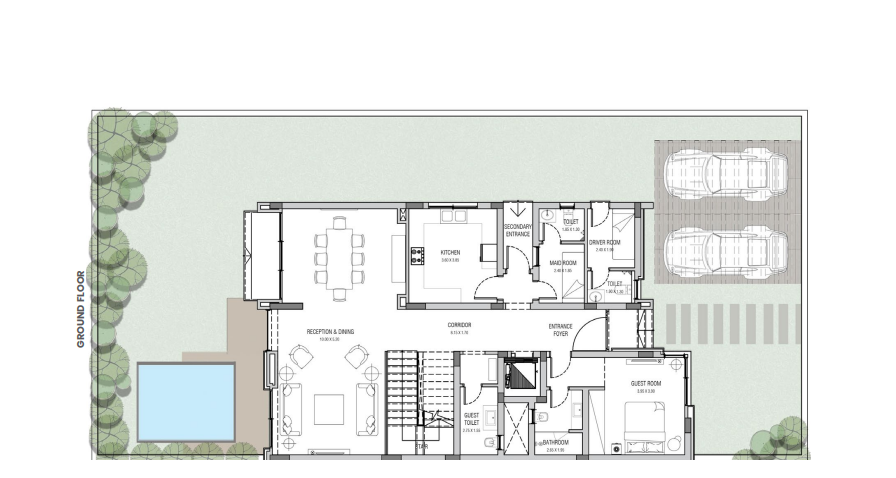 Floor Plan - Saada New Cairo Compound Horizon Egypt Real Estate