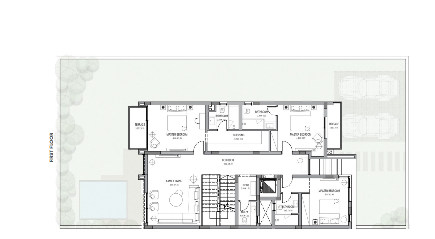 Floor Plan - Saada New Cairo Compound Horizon Egypt Real Estate
