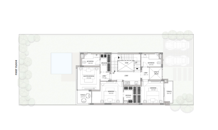 Floor Plan - Saada New Cairo Compound Horizon Egypt Real Estate
