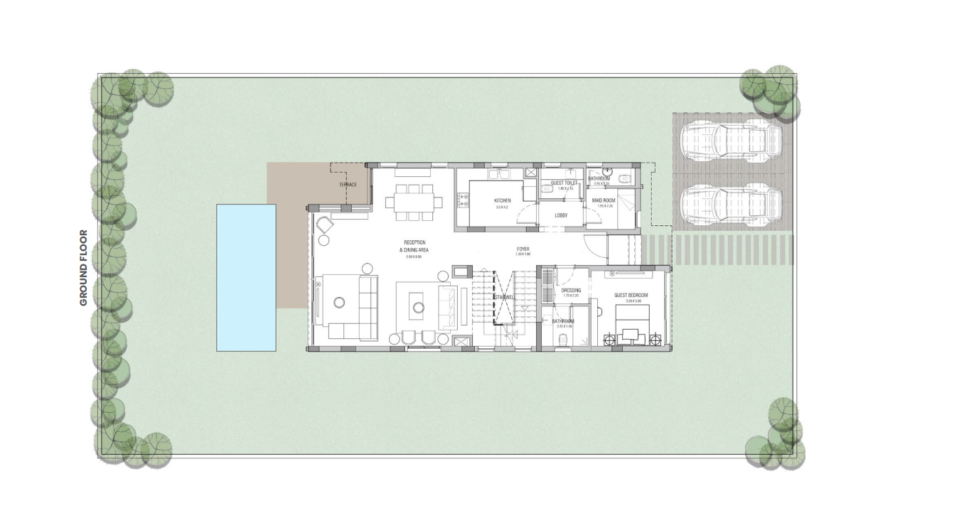 Floor Plan - Saada New Cairo Compound Horizon Egypt Real Estate