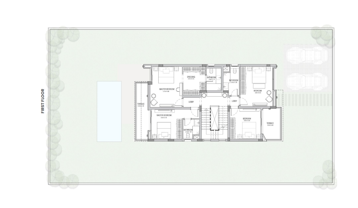 Floor Plan - Saada New Cairo Compound Horizon Egypt Real Estate