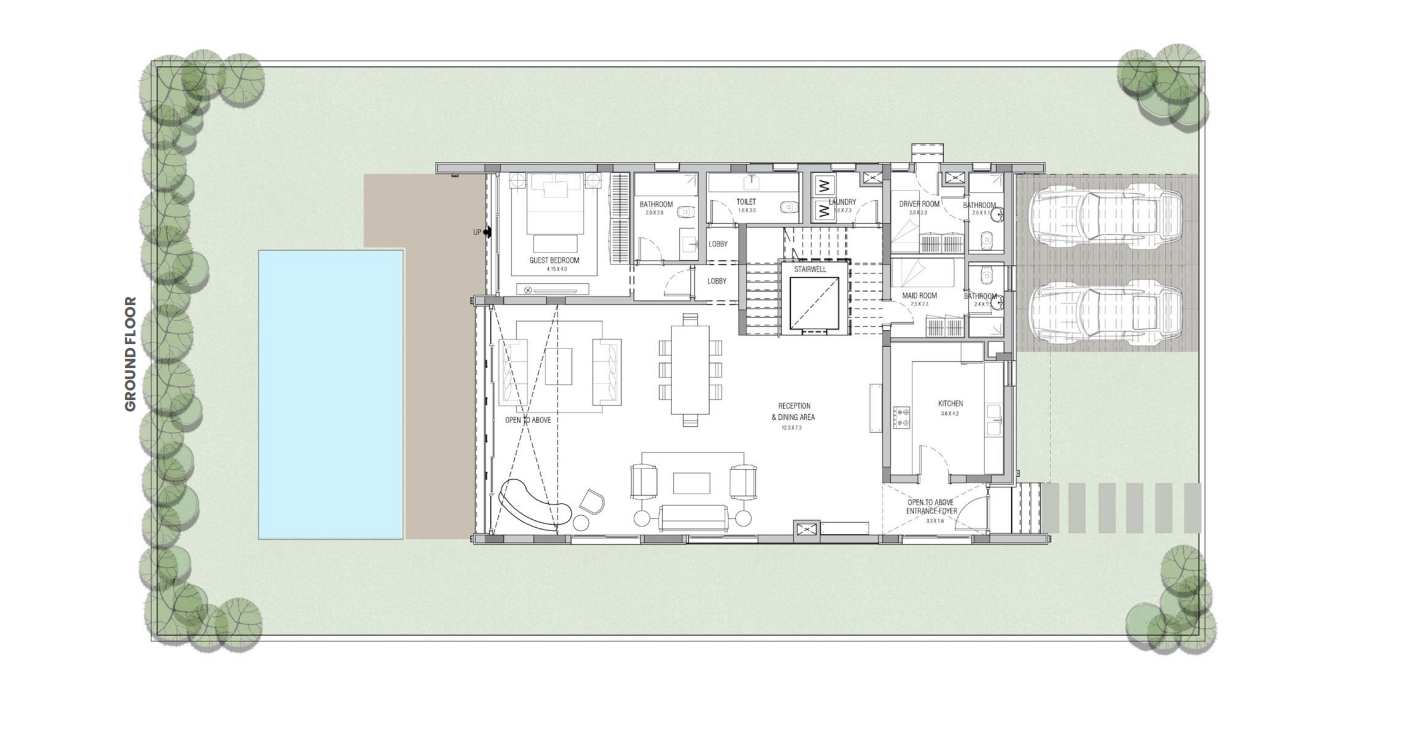 Floor Plan - Saada New Cairo Compound Horizon Egypt Real Estate