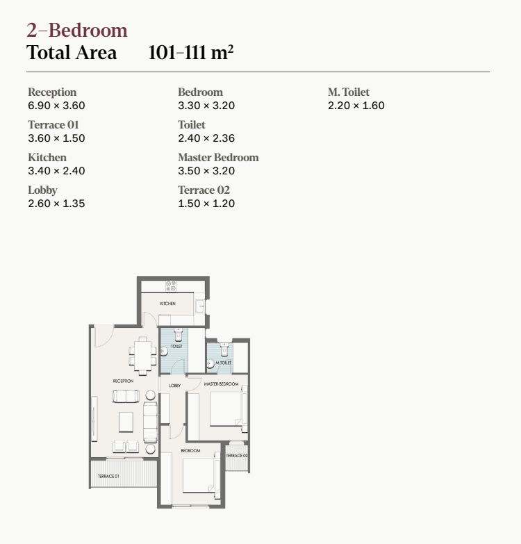 Floor Plan - Telal East New Cairo Compound - PRE Development