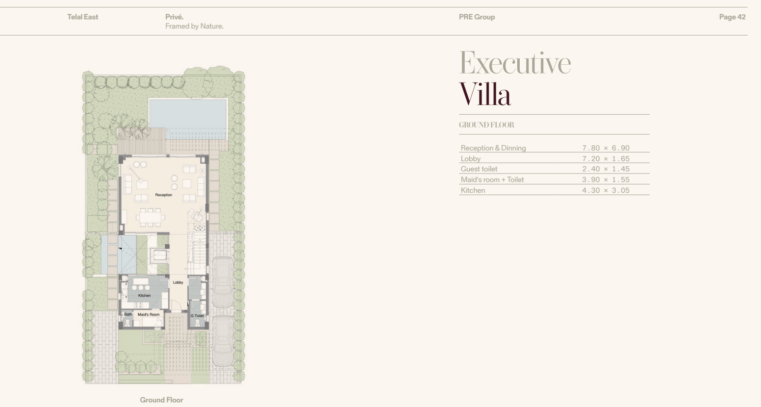 Floor Plan - Telal East New Cairo Compound - PRE Development