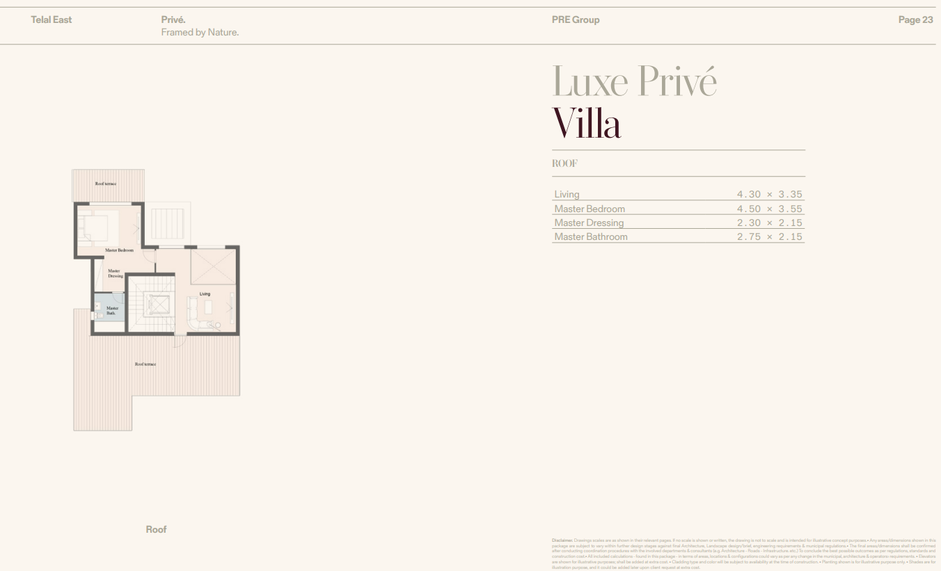 Floor Plan - Telal East New Cairo Compound - PRE Development