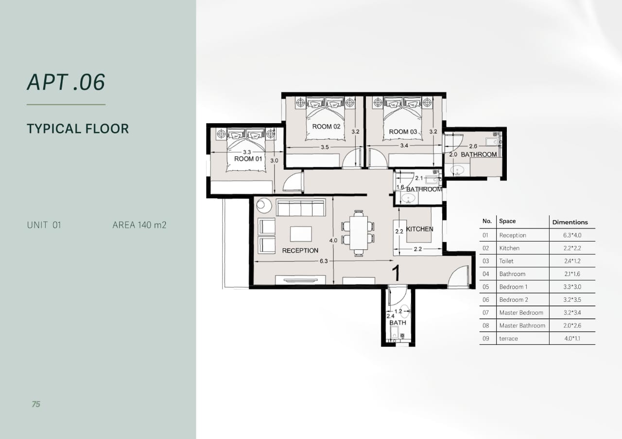 Floor Plan - كمبوند روسيل سيتي المستقبل سيتي خالد صبري هولدينج - Rosail City Mostakbal City Compound