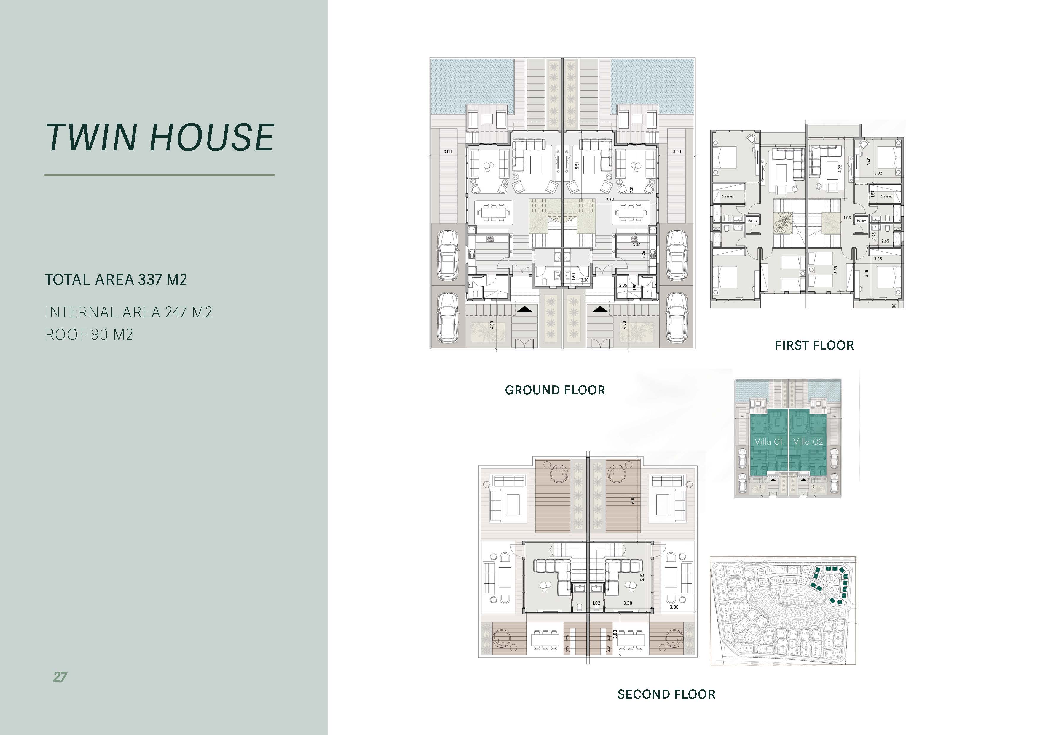 Floor Plan - كمبوند روسيل سيتي المستقبل سيتي خالد صبري هولدينج - Rosail City Mostakbal City Compound